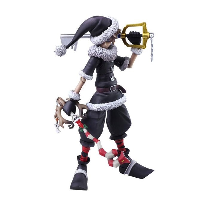 Square Enix Kingdom Hearts II Bring Arts Sora Christmas Town Ver. PVC Figure