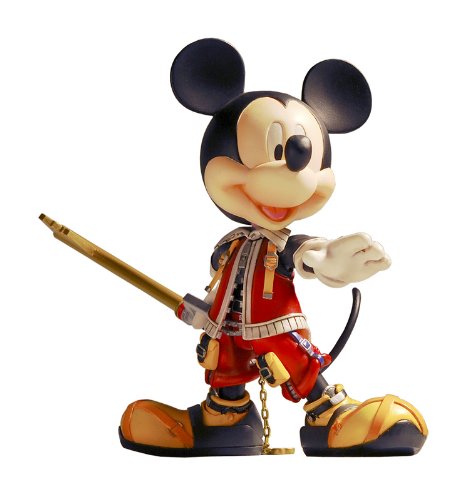 King Mickey Action Figure Kingdom Hearts Play Arts 