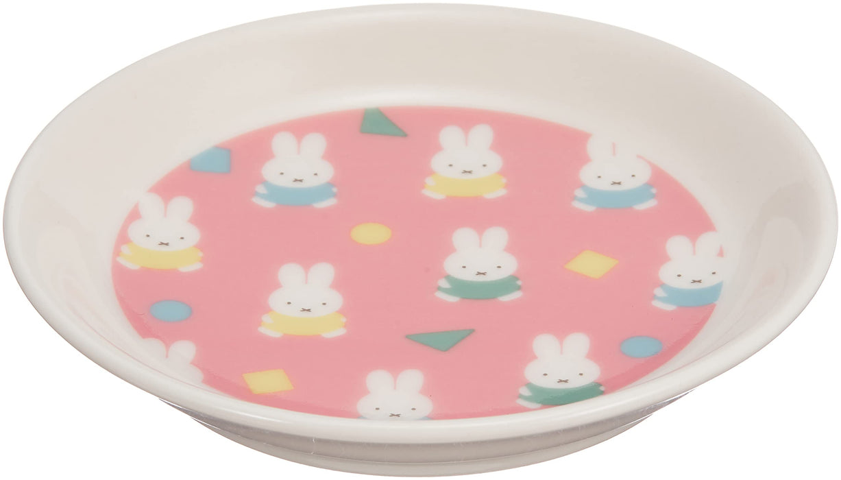 Kaneshotouki Dick Bruna Miffy Plate Mini 11cm Pink 403119