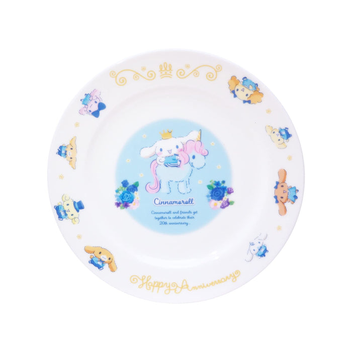 Kaneshotouki Sanrio Cinnamoroll 20th Anniv Plate Dish 19.5cm Japan 320143