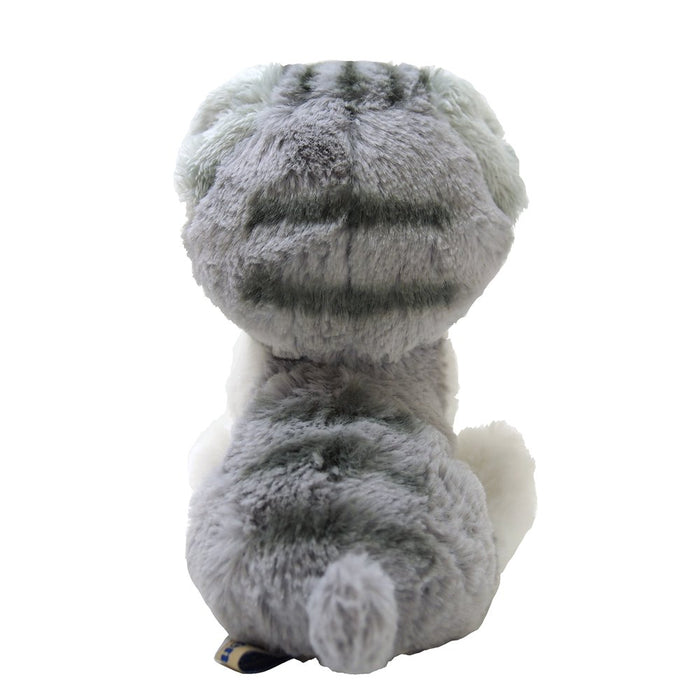 SUNLEMON Plush Doll Kitten Scottish Fold Gray Size S Tjn