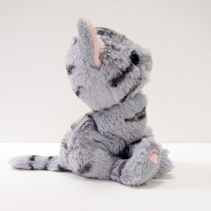 SUNLEMON Plush Doll Kitten American Shorthair Gray Size S Tjn