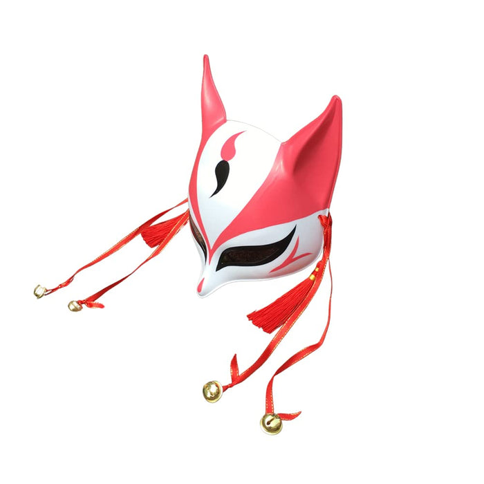 Party City Kitty Grand Renard Masque Kitsune Masque Pour Cosplay Masque Japonais Traditionnel