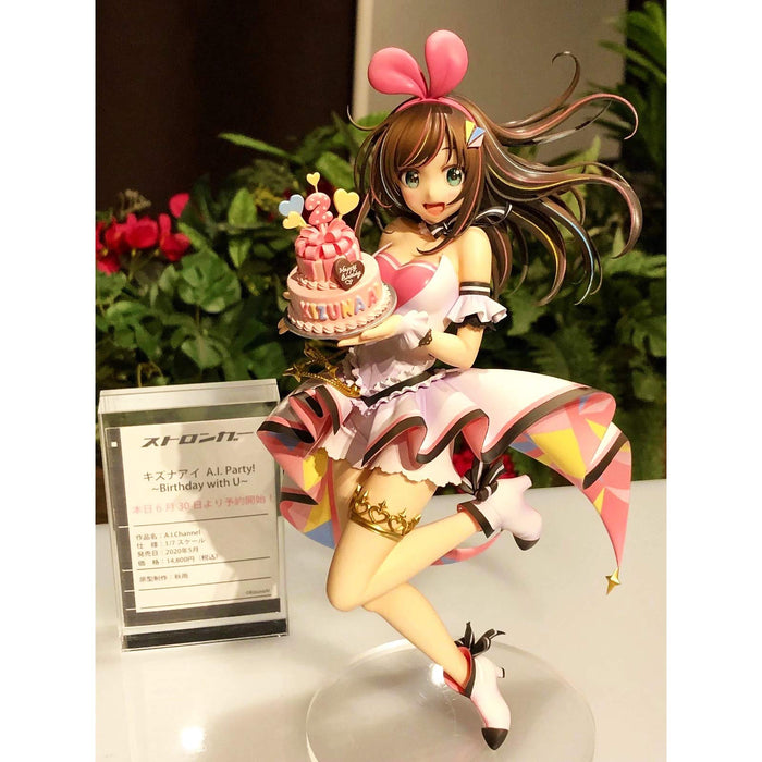 Stronger Stronger Kizuna Ai Ai Party! Birthday With U 1/7 Complete Figure Japan