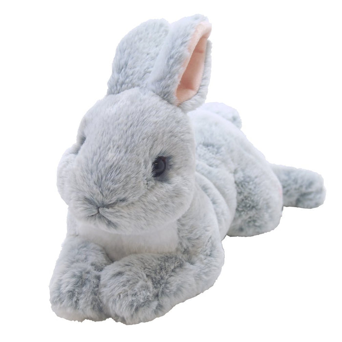 Sun Lemon Plush Doll Hiza Usugi Gray Bunny Animal Stuffed Toy Made In Japan