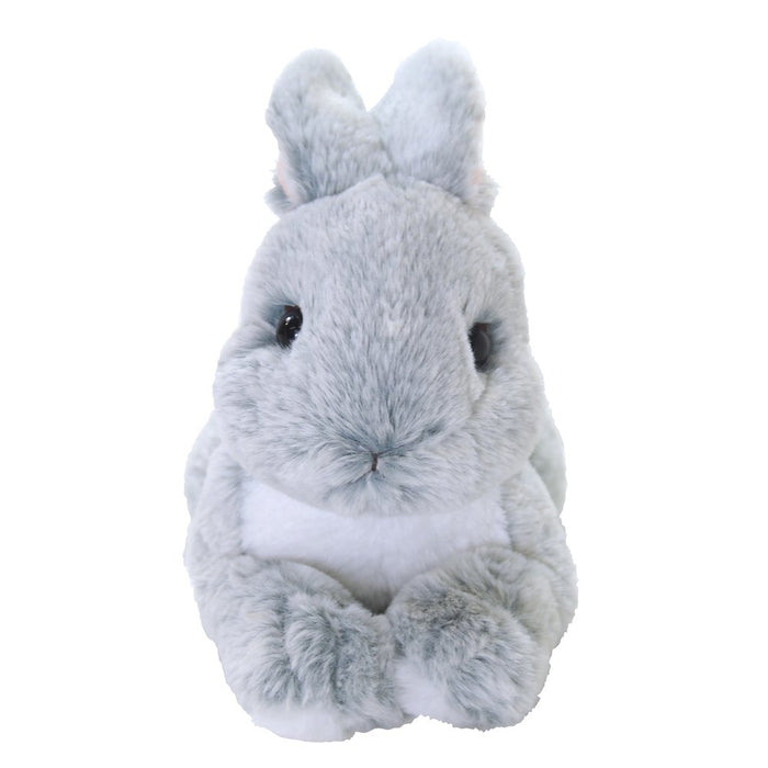 Sun Lemon Plush Doll Hiza Usugi Gray Bunny Animal Stuffed Toy Made In Japan