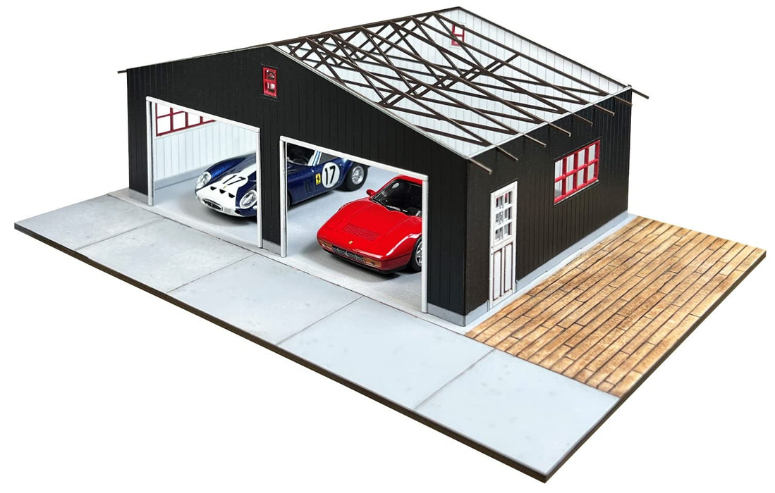 Cobaanii Mokei Workshop 1/64 Sweet Style Garage Life Series 2 Car Garage Wooden Assembly Kit Ss-042 Japan