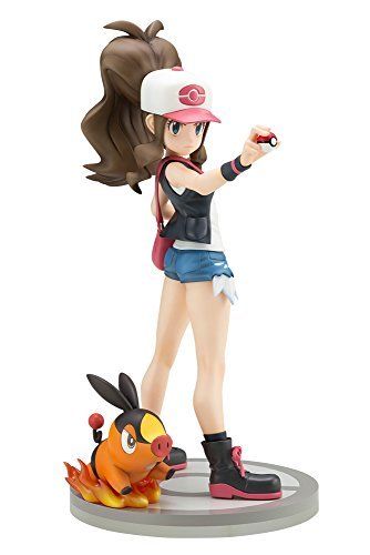 Kotobukiya Artfx J Pokemon Hilda Toko With Tepig 1/8 Scale Figure - Japan Figure