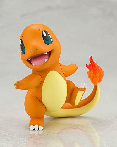 Kotobukiya Artfx J Pokémon Rouge avec Salamèche Figurine à l'échelle 1/8