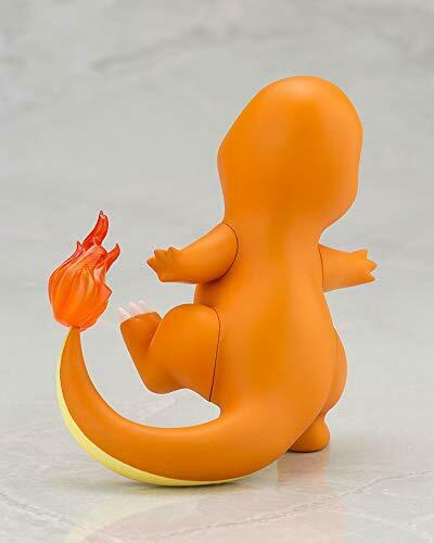 Kotobukiya Artfx J Pokémon Rouge avec Salamèche Figurine à l'échelle 1/8