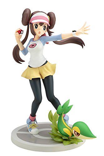 Kotobukiya Artfx J Pokemon Rosa Mei With Snivy 1/8 Scale Figure - Japan Figure