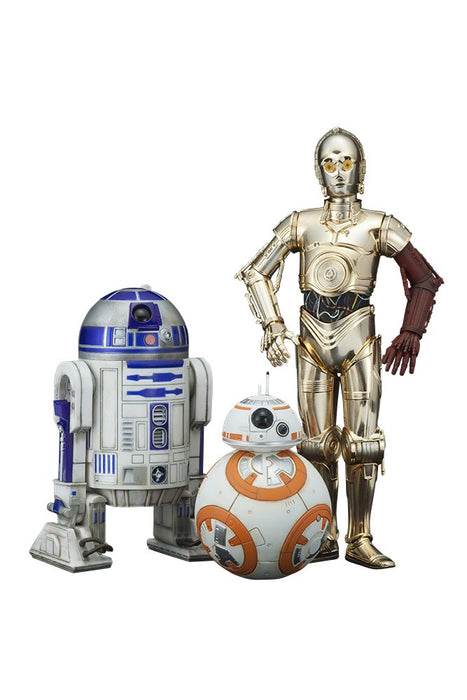 Kotobukiya Artfx+ Star Wars R2-D2 & C-3PO w/BB-8 1/10 PVC Fig Assembly