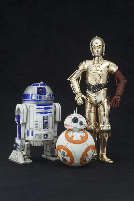 Kotobukiya Artfx+ Star Wars R2-D2 & C-3PO w/BB-8 1/10 PVC Fig Assembly