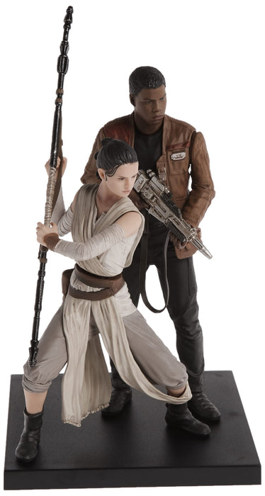 KOTOBUKIYA Sw121 Artfx+ Star Wars Rey & Finn Set Of 2 1/10 Scale Figure