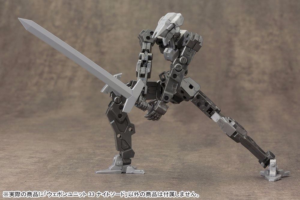 Kotobukiya Msg Weapon Unit 33 Night Sword Kit de modèle en plastique
