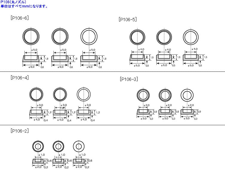 Kotobukiya Plastic Model P106 Round Nozzle S - Non-Scale Msg Modeling Support- Japan Figure Store - #1 Bring To You The Best Japanese Goods