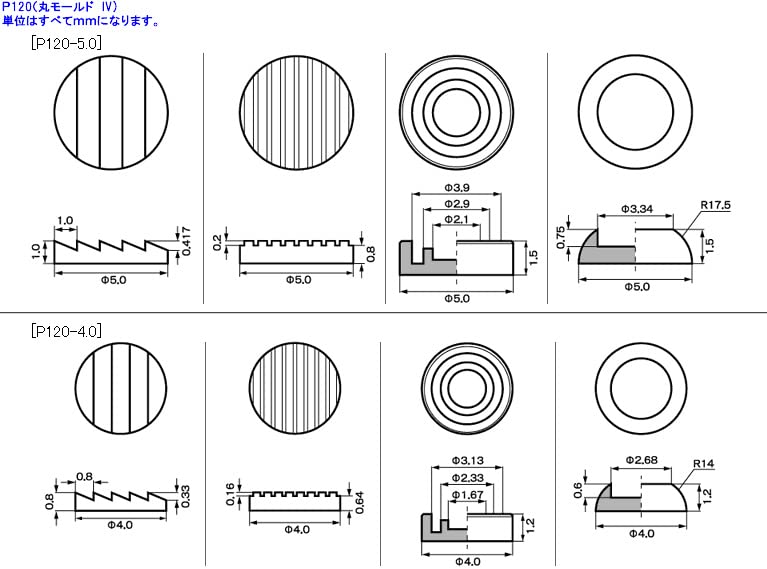 Kotobukiya P120 Round Mold IV - Non-Scale Plastic Modeling Support Unit- Japan Figure Store - #1 Bring To You The Best Japanese Goods
