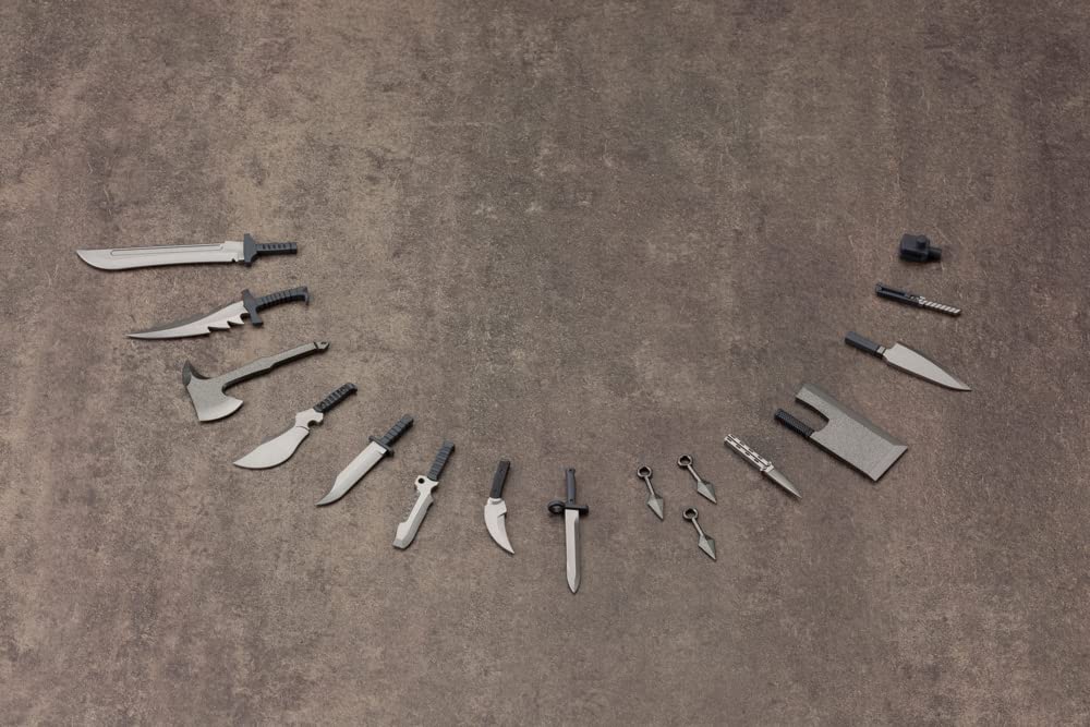 Kotobukiya Weapon Unit 34 Non-Scale Plastic Model Knife Set 66mm Length