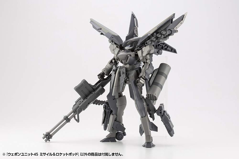 Kotobukiya Msg Modeling Support Goods Weapon Unit 45 Missile Rocket Pod Total Length Approx. 57Mm Non Scale Plastic Model Mw45- Japan Figure Store - #1 Bring To You The Best Japanese Goods