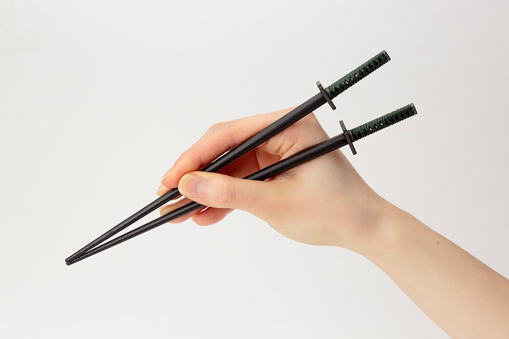 Kotobukiya Samurai Ninja Sword Chopsticks: Sarutobi Sasuke Stand Included