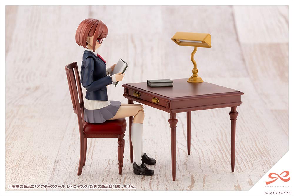 Kotobukiya Sosai Girl Garden After School Retro Schreibtisch Gesamtlänge ca. 87 mm Kunststoffmodell Mv002 im Maßstab 1:10
