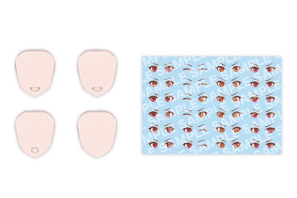 Kotobukiya Sosai Girls' Garden Custom Face & Decal Set 18mm 1/10 Scale Model- Japan Figure Store - #1 Bring To You The Best Japanese Goods