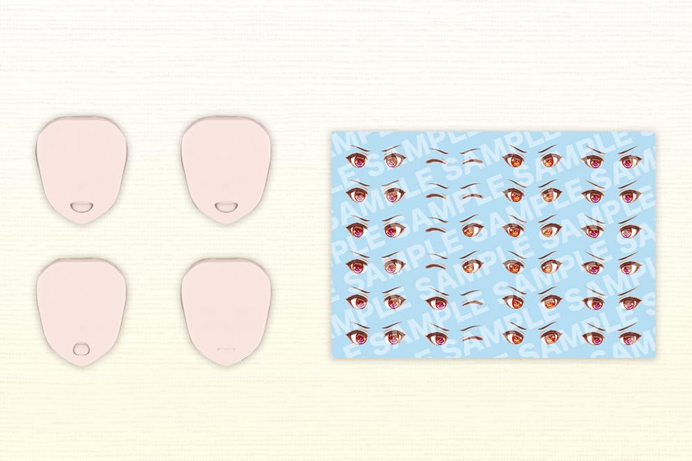Kotobukiya Sosai Girls' Garden Custom Face & Decal Set 18mm 1/10 Scale Model- Japan Figure Store - #1 Bring To You The Best Japanese Goods