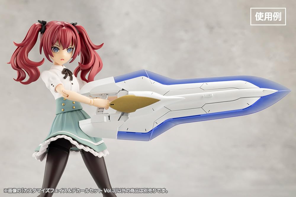 Kotobukiya Sosai Girls' Garden Customized Face & Decal Set Vol.3 - 1/10 Scale 18mm Model- Japan Figure Store - #1 Bring To You The Best Japanese Goods