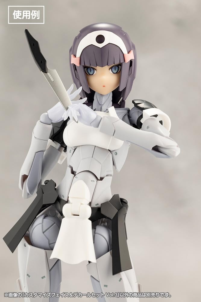 Kotobukiya Sosai Girls' Garden Customized Face & Decal Set Vol.3 - 1/10 Scale 18mm Model- Japan Figure Store - #1 Bring To You The Best Japanese Goods