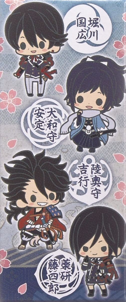 Kotobukiya Touken Ranbu 1st Squad Rubber Strap Collection 8 Pcs Box Set- Japan Figure Store - #1 Bring To You The Best Japanese Goods