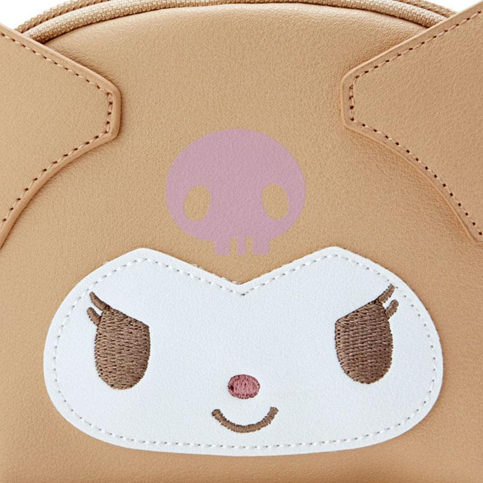 Sanrio  Kuromi Oval Pouch (Dull Color) Beige