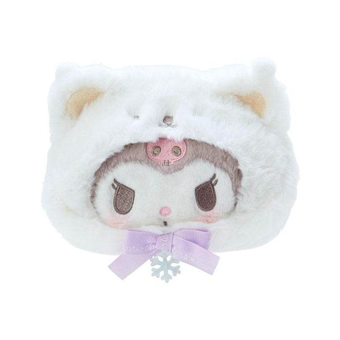 Sanrio  Kuromi Pouch (Fluffy Snow Design)
