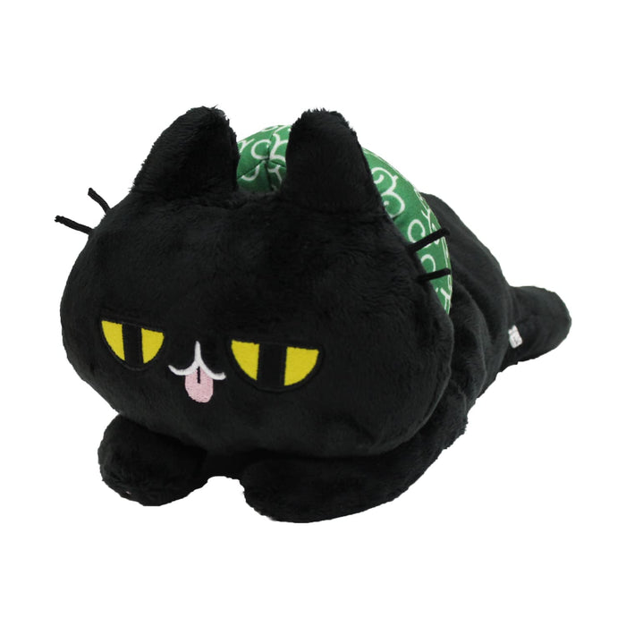 Allone Kuroneko's Jitome-Chan Lying Down Black Cat Plush Japanese Stuffed Toy Doll