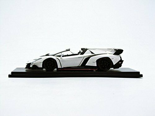 Kyosho 1/43 Lamborghini Veneno Road Ster White/red Line White Diecast Car