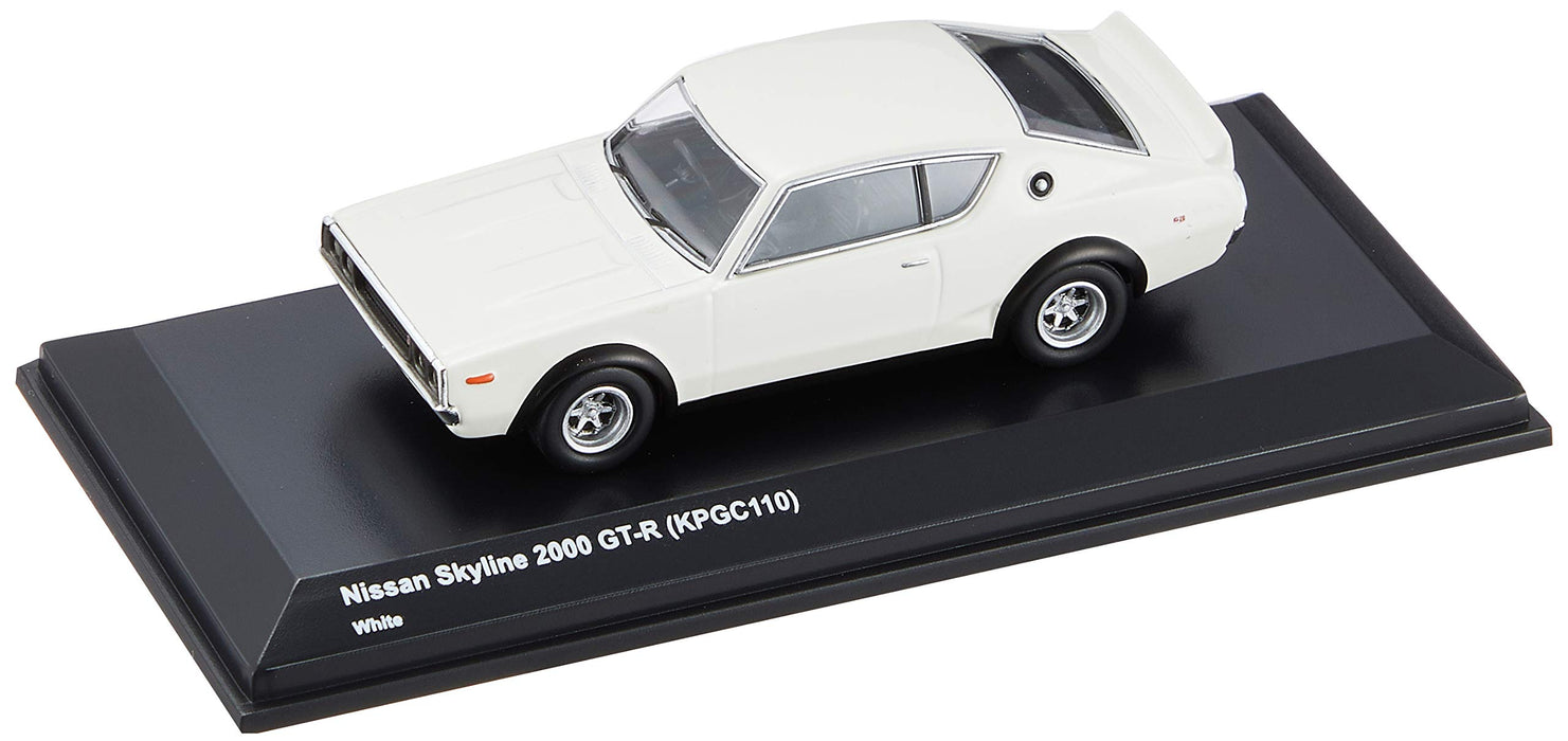 Kyosho 1/64 Nissan Skyline 2000 Gt-R Kpgc10 White Finished Product Limited Japanese Car Toys