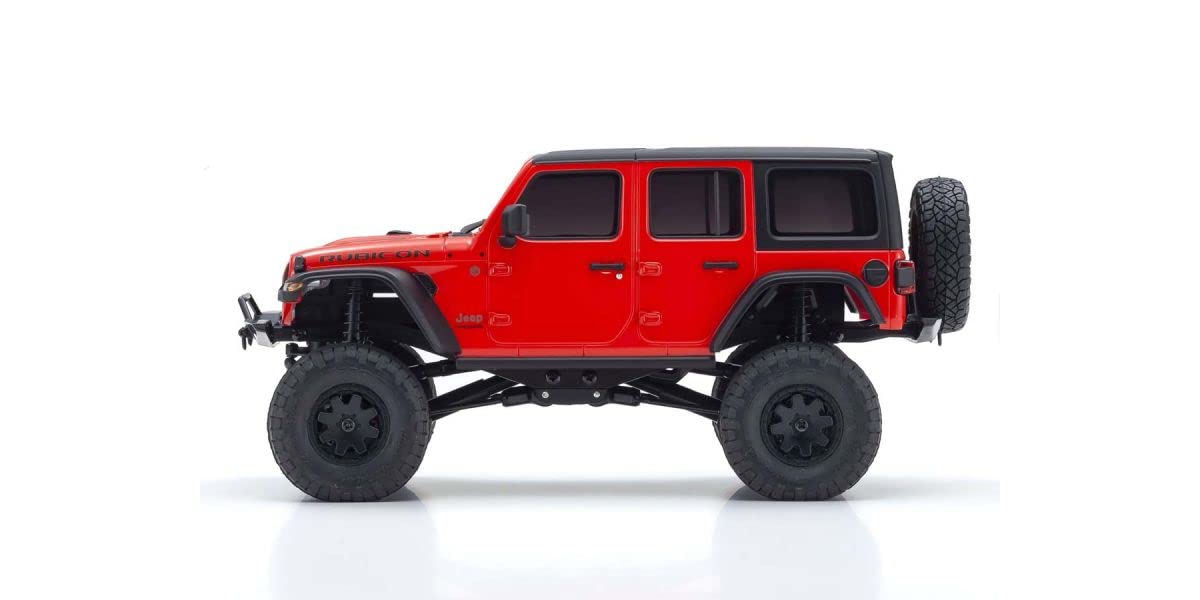 KYOSHO Rc Model Car Ready Set Mini-Z 4×4 Series Jeep Wrangler Unlimited Rubicon Firecracker Red 32521R