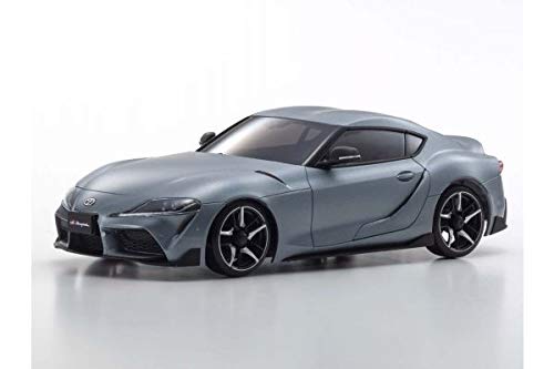 KYOSHO Rc Model Car Ready Set Mini-Z Awd Toyota Gr Supra Matt Storm Grey Metallic 32619Gm