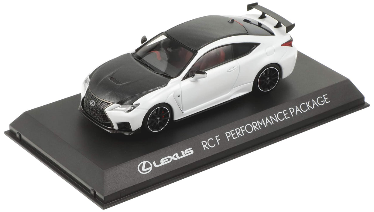 Kyosho Original Lexus Rc F Performance Package im Maßstab 1:43, weißer Nova-Glasflake, rechter Griff