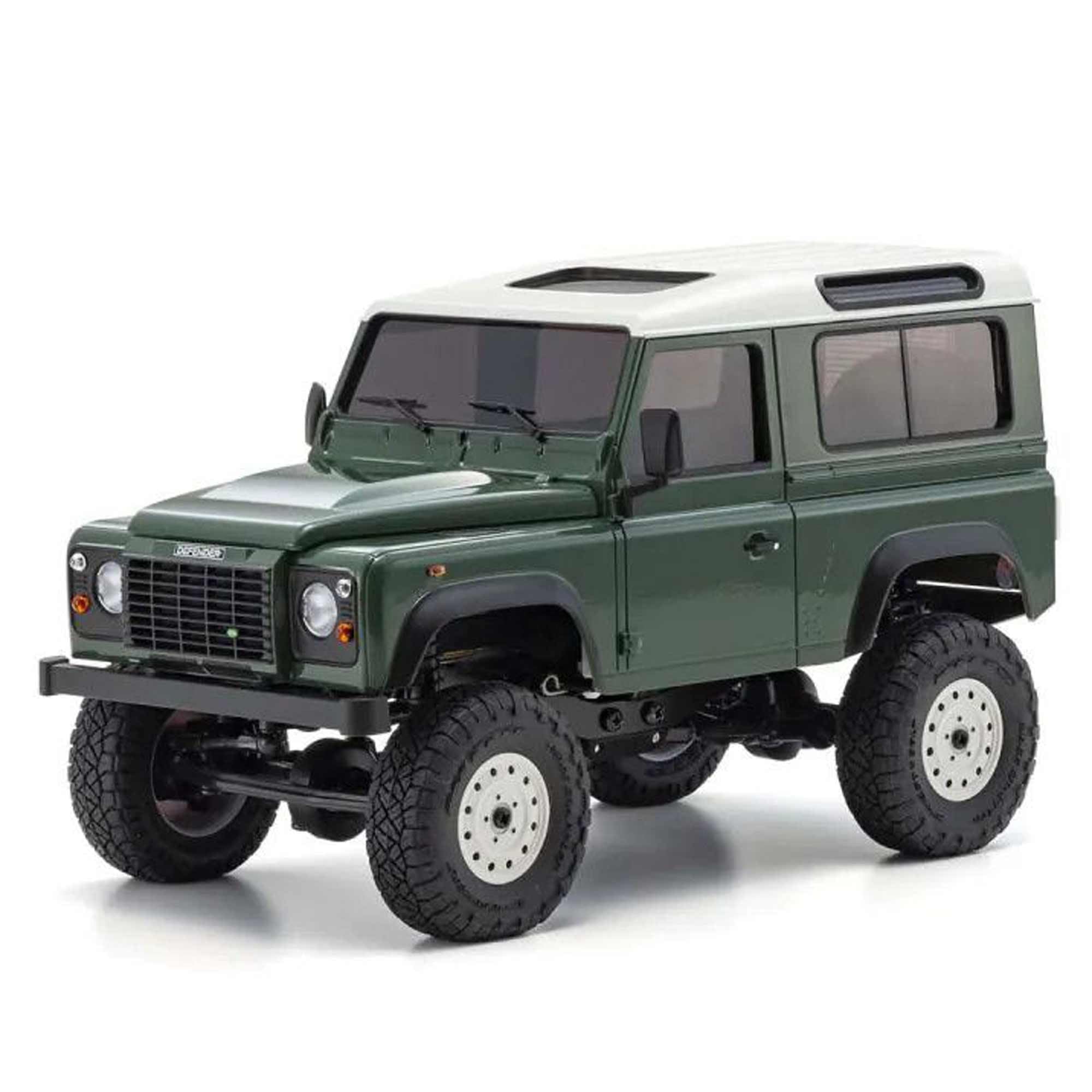 Kyosho Mini-Z 4x4 Readyset Land Rover Defender 90 Coniston Green 32529Gr- Japan Figure Store - #1 Bring To You The Best Japanese Goods