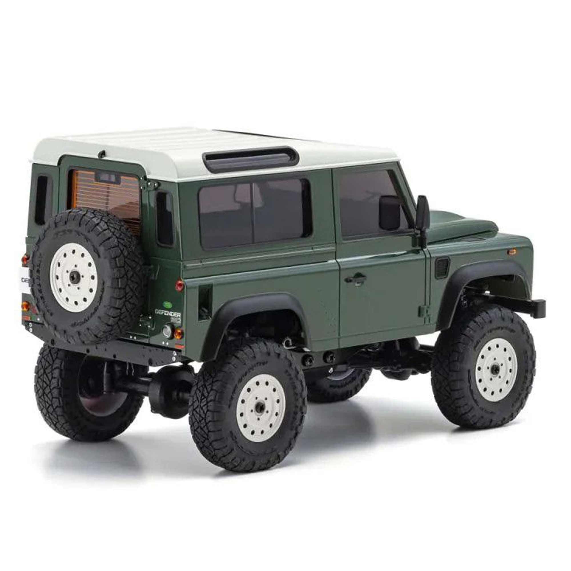 Kyosho Mini-Z 4x4 Readyset Land Rover Defender 90 Coniston Green 32529Gr- Japan Figure Store - #1 Bring To You The Best Japanese Goods