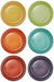 Le Creuset Round Plate Heat Resistant Pottery Lc 18cm 6 Sheets Rainbow - Japan Figure