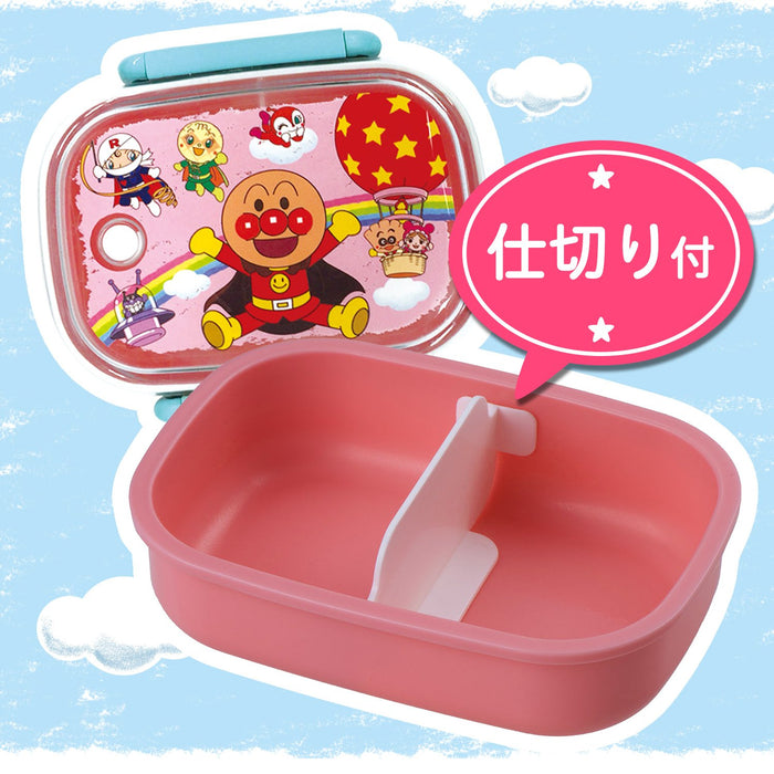 Lec Anpanman Lock Lunch Box Pink 280Ml Japan Kk-320