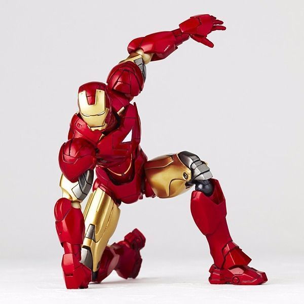 Legacy Of Revoltech Lr-040 Iron Man Mark Vi Figurine Kaiyodo