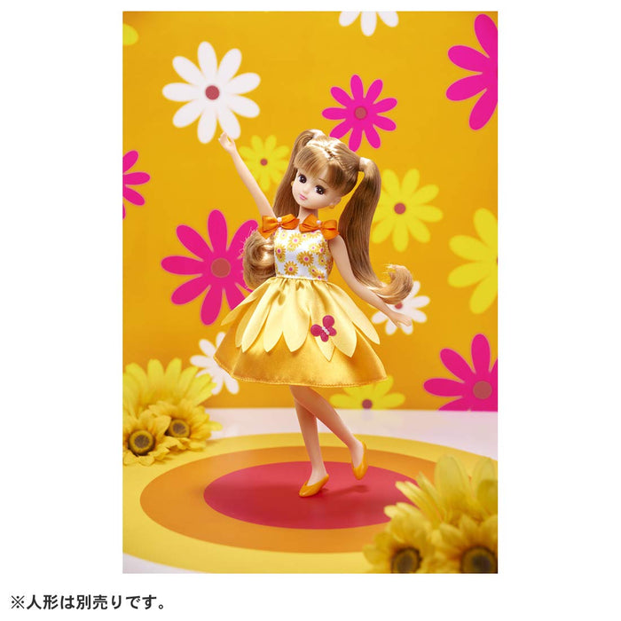 TAKARA TOMY Licca Doll Sunny Flower Dress (Doll is not included)