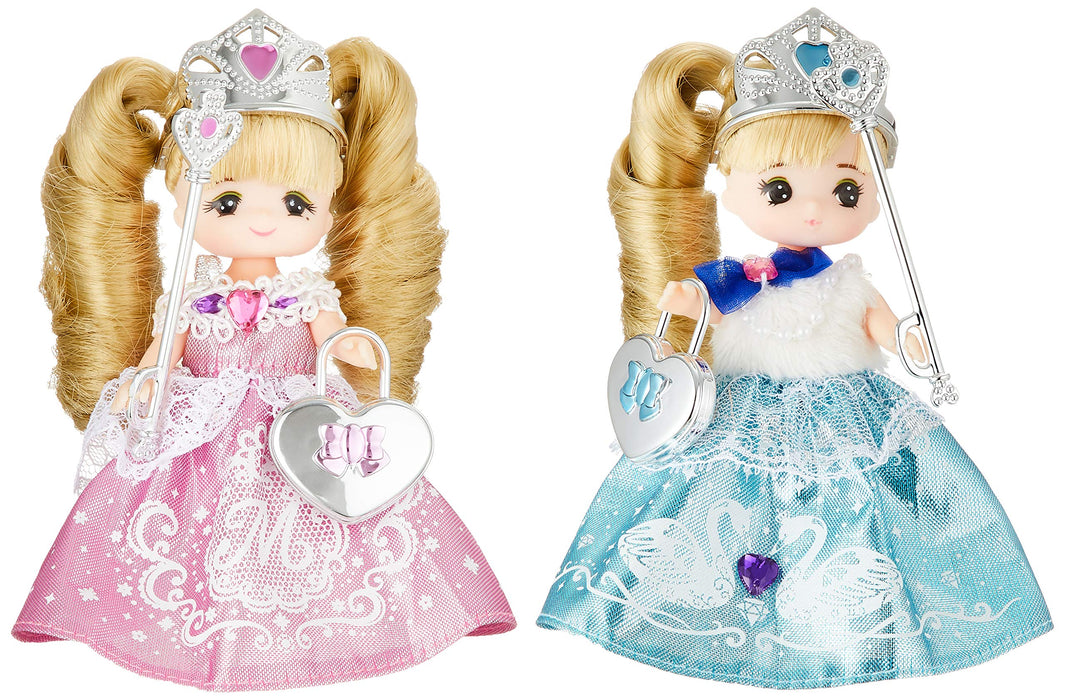 TAKARA TOMY Licca Dreaming Princess Miki-Chan Maki-Chan Twin Princess Set 107699