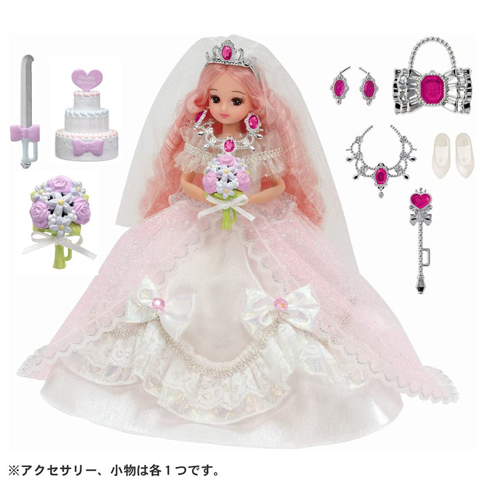 TAKARA TOMY Poupée Licca Dreaming Princess Mariage Royal Licca-Chan