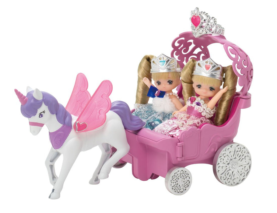 TAKARA TOMY Licca Dreaming Princess Miki-Chan Maki-Chan Twin Princess Carriage 107712