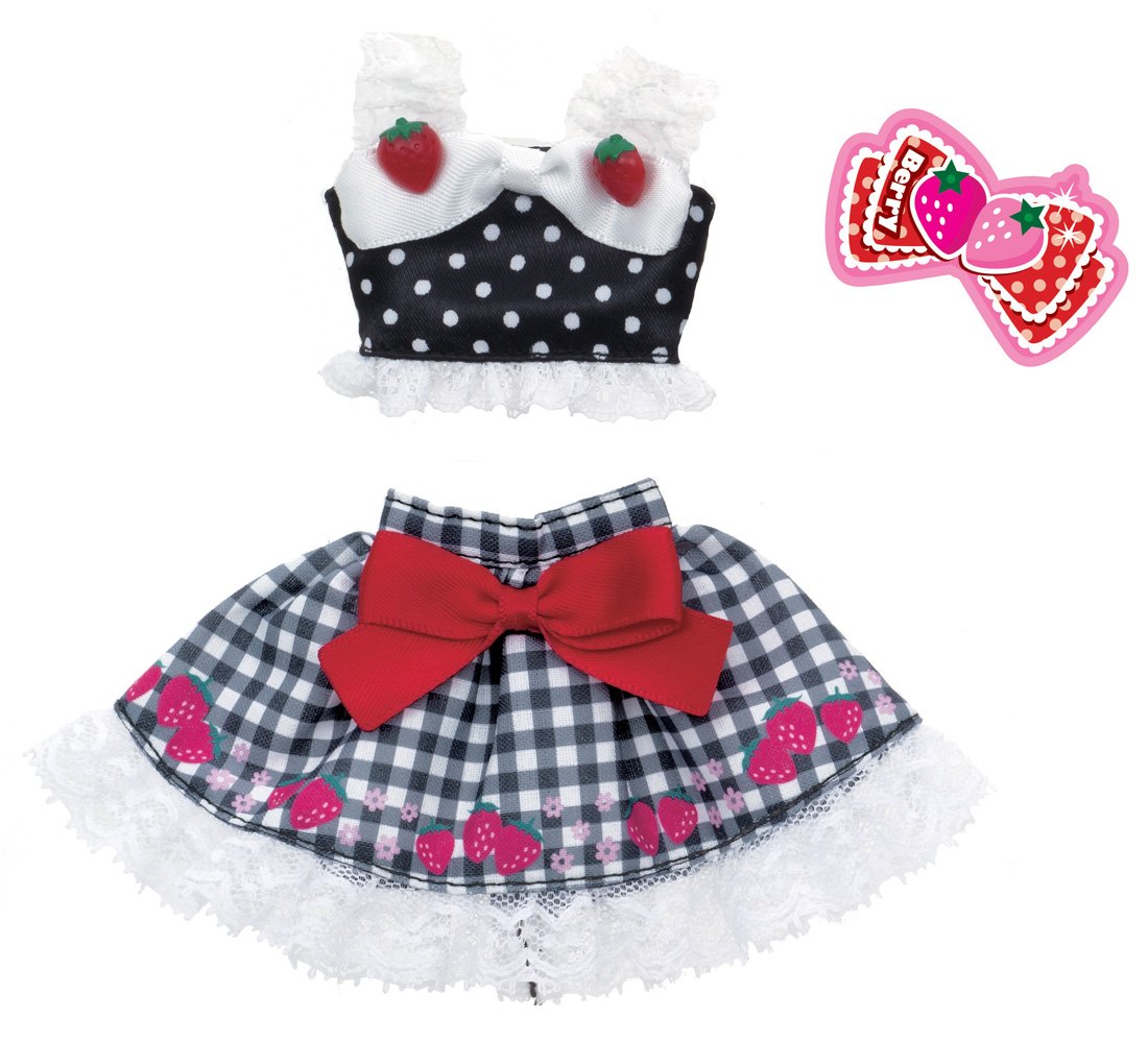 TAKARA TOMY Licca Doll Dress Set Cherry Berry Doll Not Included 806820