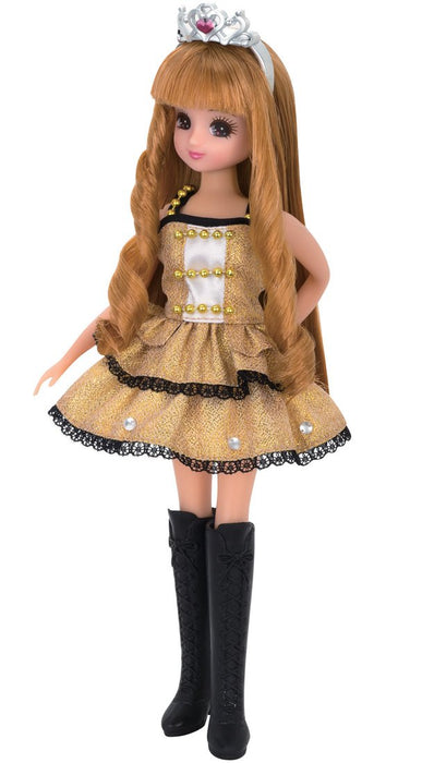 TAKARA TOMY Licca Doll Dress Set Diamond Queen Gold Doll Not Included  813323