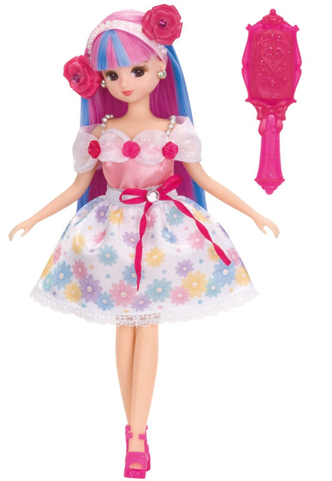 TAKARA TOMY Licca Doll Dress Set Stylish Rose 885320